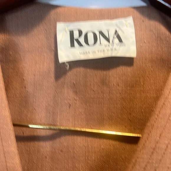 NWT Brown Rona New York Button Down Dress - Picture 3 of 8